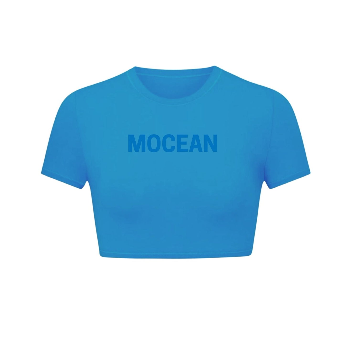 The coastal Blue Baby Tee