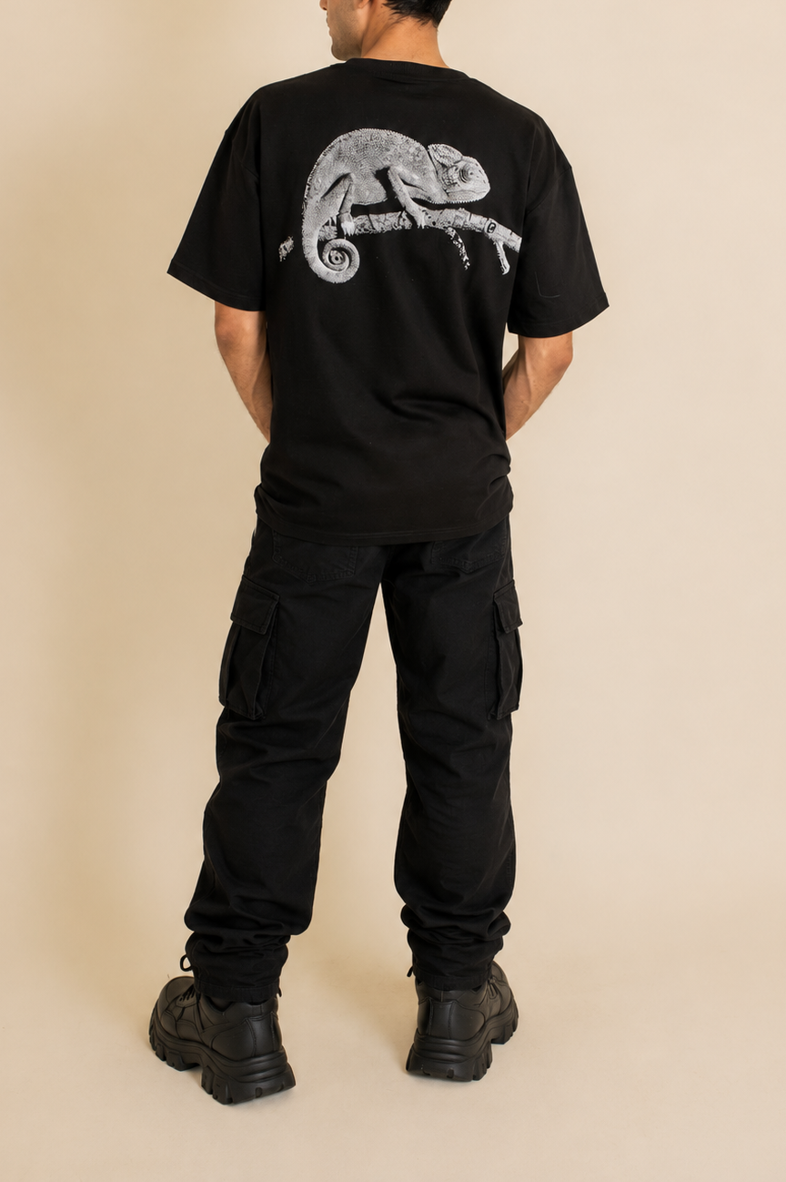 PSEUDO PERSONALITY oversized T-shirt - Black