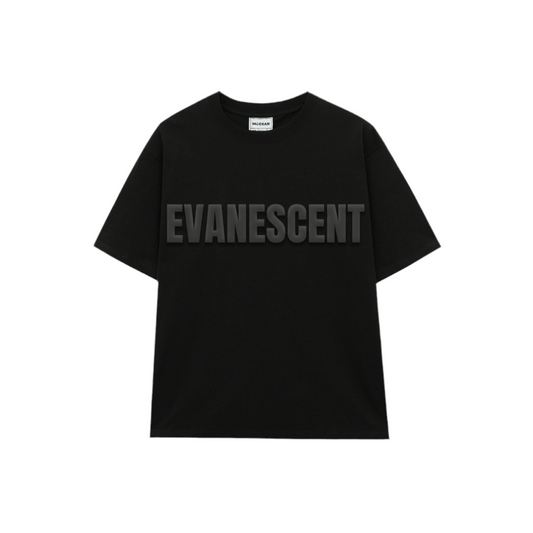 Evanescent Puff Oversized T-Shirt (Obsidian Noir)